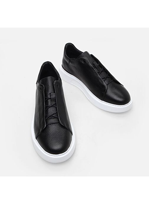 Hotiç Siyah Erkek Deri Sneaker 02AYH285670A100 - Görsel 4