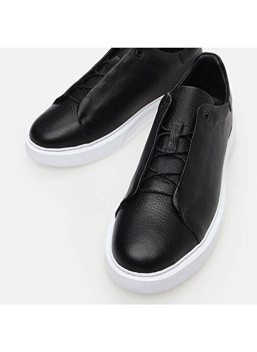 Hotiç Siyah Erkek Deri Sneaker 02AYH285670A100 - Görsel 5