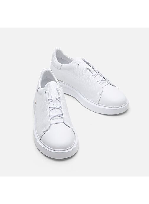 Hotiç Beyaz Erkek Deri Sneaker 02AYH285670A900 - Görsel 4