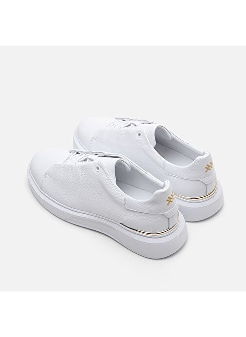 Hotiç Beyaz Erkek Deri Sneaker 02AYH285670A900 - Görsel 6
