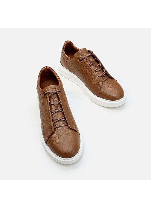 Hotiç Açık Kahverengi Erkek Deri Günlük Ayakkabı 02AYH285670A490 - Görsel 4