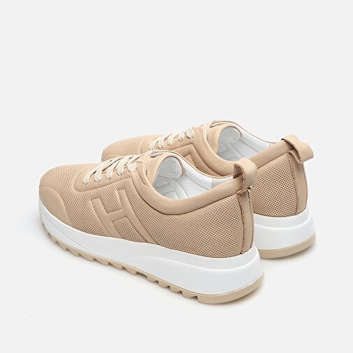 Hotiç Bej Kadın Deri Sneaker 01AYH285960A310 - Görsel 6