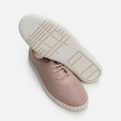 Hakiki Deri Vizon Kadın Loafer - Görsel 9