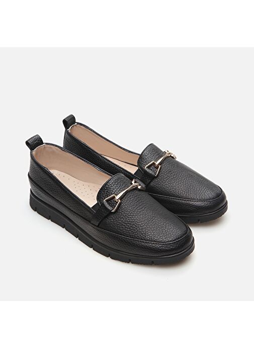 Hotiç Siyah Kadın Deri Loafer 01AYH286000A100 - Görsel 3