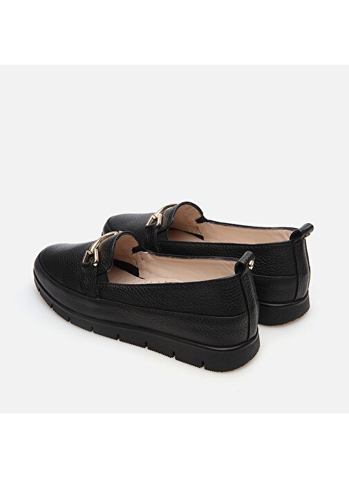 Hotiç Siyah Kadın Deri Loafer 01AYH286000A100 - Görsel 6