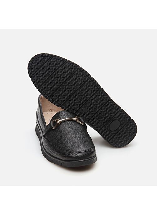 Hotiç Siyah Kadın Deri Loafer 01AYH286000A100 - Görsel 7