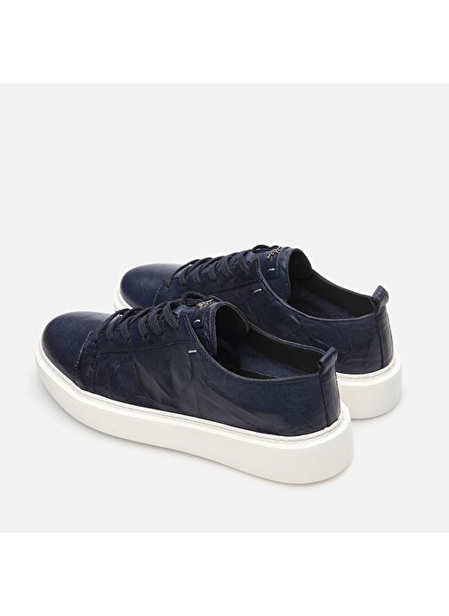 Hotiç Lacivert Erkek Deri Sneaker 02AYH286740A680 - Görsel 6