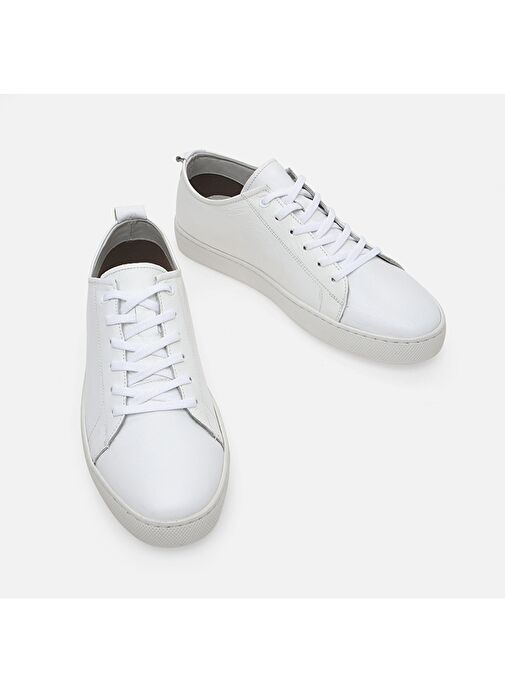 Yaya Beyaz Erkek Deri Sneaker 02AYY286850A900 - Görsel 4