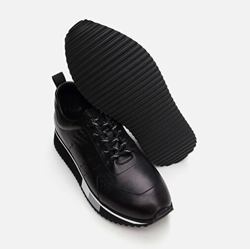Hotiç Siyah Erkek Deri Sneaker 02AYH288590A100 - Görsel 7