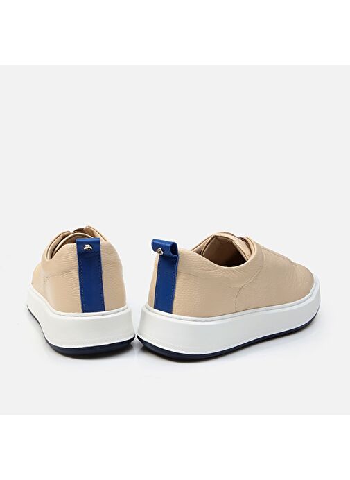 Hotiç Bej Erkek Deri Günlük Ayakkabı 02AYH287770A310 - Görsel 6