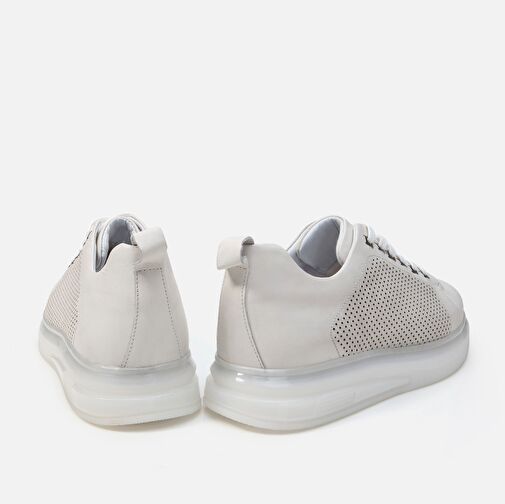 Hakiki Deri Bej Erkek Günlük Ayakkabı - Görsel 6