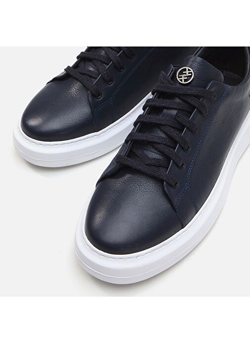 Hotiç Lacivert Erkek Deri Günlük Ayakkabı 02AYH281320A680 - Görsel 5