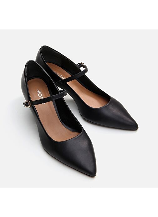 Hotiç Siyah Kadın Deri Stiletto 01AYH290860A100 - Görsel 4