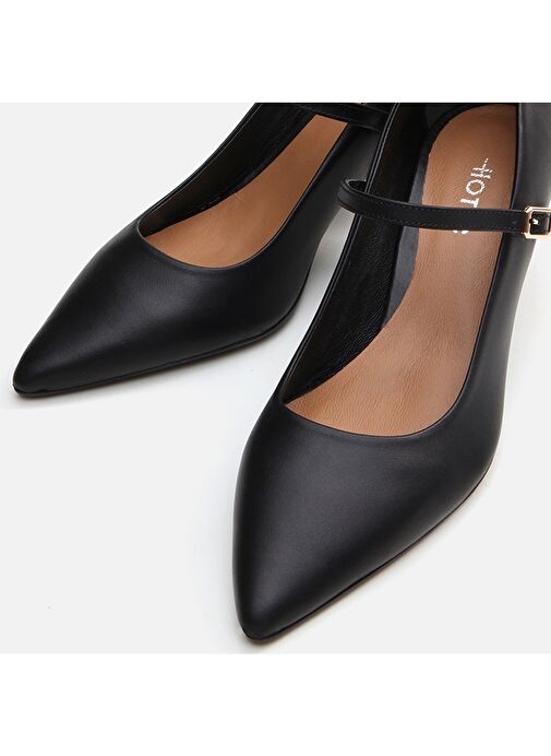 Hotiç Siyah Kadın Deri Stiletto 01AYH290860A100 - Görsel 6