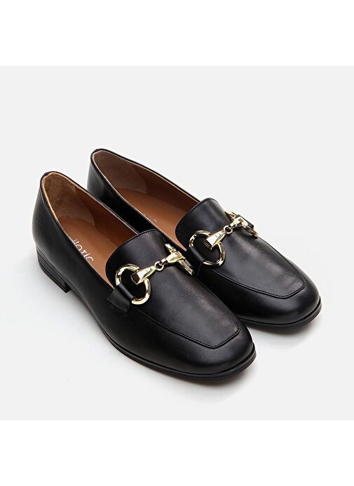Hotiç Siyah Kadın Deri Loafer 01AYH291000A100 - Görsel 3