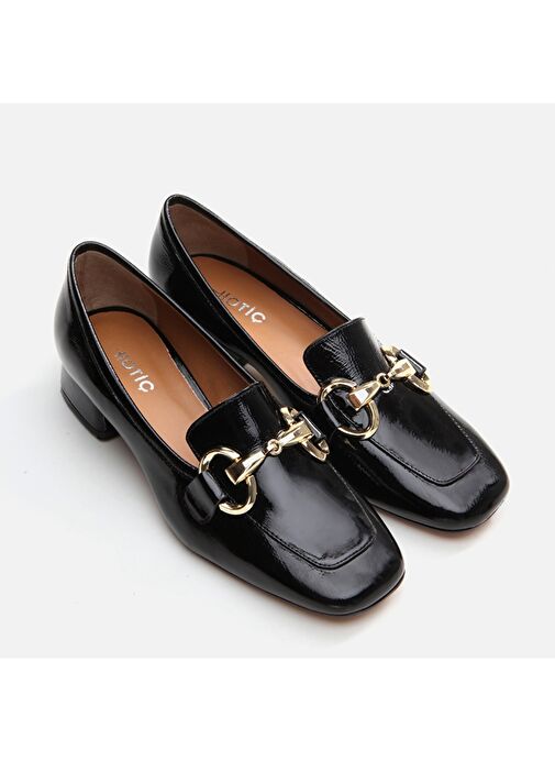 Hotiç Siyah Kadın Deri Topuklu Ayakkabı 01AYH291020A100 - Görsel 3