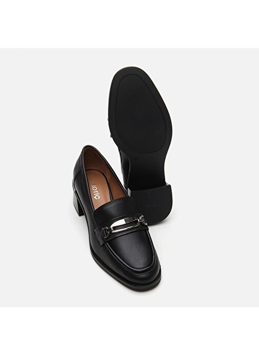 Hotiç Siyah Kadın Deri Loafer 01AYH291040A100 - Görsel 7