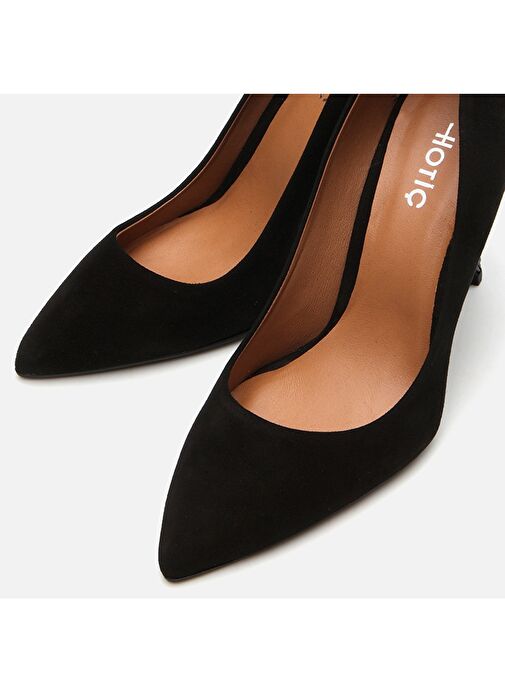 Hotiç Siyah Kadın Süet Stiletto 01AYH291080A100 - Görsel 5