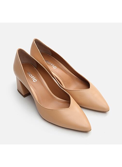 Hotiç Camel Kadın Deri Topuklu Ayakkabı 01AYH291210A340 - Görsel 3