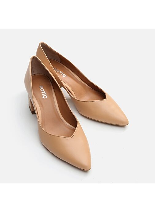 Hotiç Camel Kadın Deri Topuklu Ayakkabı 01AYH291210A340 - Görsel 5