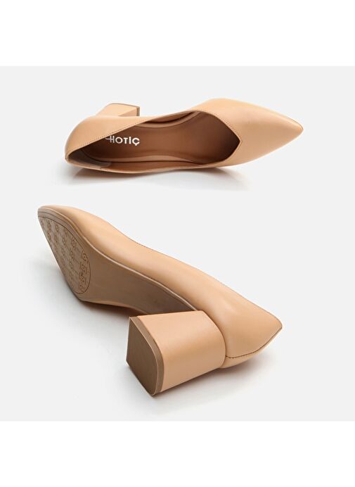 Hotiç Camel Kadın Deri Topuklu Ayakkabı 01AYH291210A340 - Görsel 6