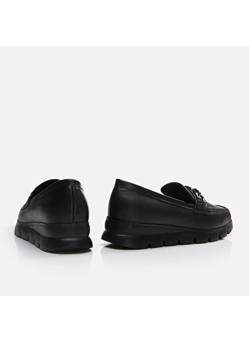 Hotiç Siyah Kadın Deri Loafer 01AYH291240A100 - Görsel 6