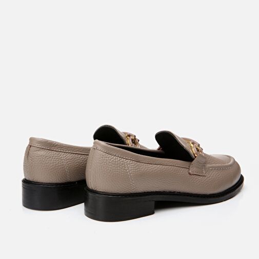 Hotiç Gri Kadın Deri Loafer 01AYH291330A230 - Görsel 5