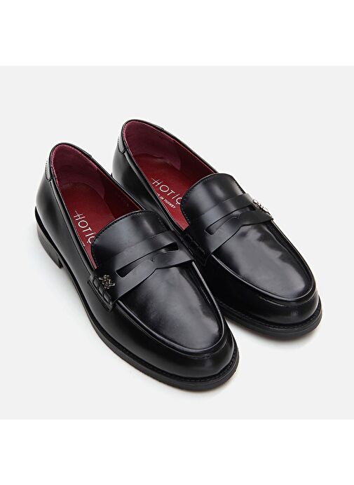 Hotiç Siyah Kadın Deri Loafer 01AYH291700A100 - Görsel 3