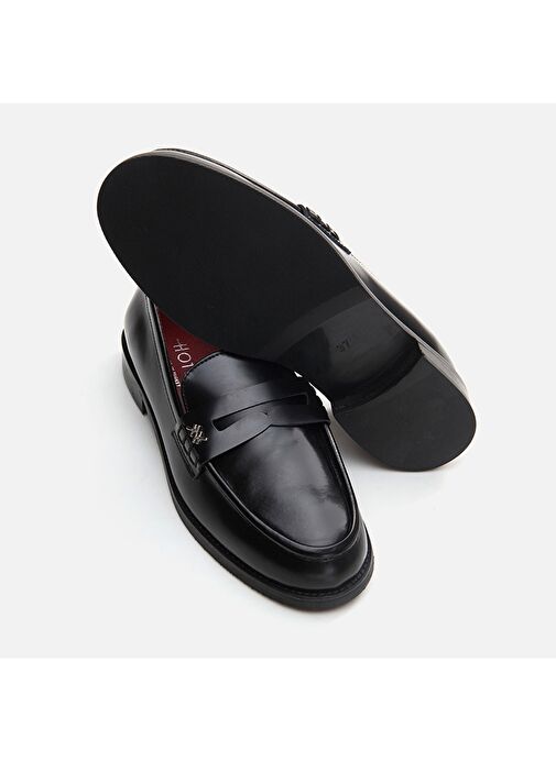 Hotiç Siyah Kadın Deri Loafer 01AYH291700A100 - Görsel 7