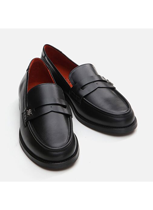 Hotiç Siyah Kadın Deri Loafer 01AYH291710A100 - Görsel 4