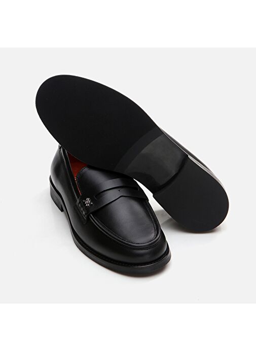 Hotiç Siyah Kadın Deri Loafer 01AYH291710A100 - Görsel 7