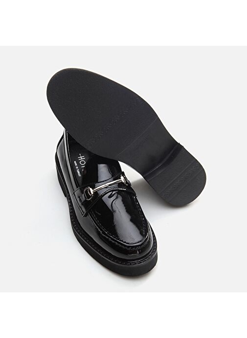 Hotiç Siyah Kadın Deri Loafer 01AYH291740A100 - Görsel 7