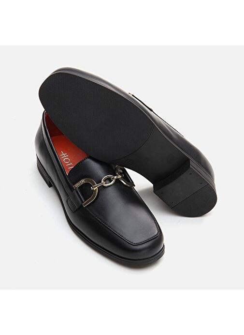Hotiç Siyah Kadın Deri Loafer 01AYH291750A100 - Görsel 7