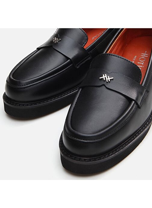 Hotiç Siyah Kadın Deri Loafer 01AYH291760A100 - Görsel 5