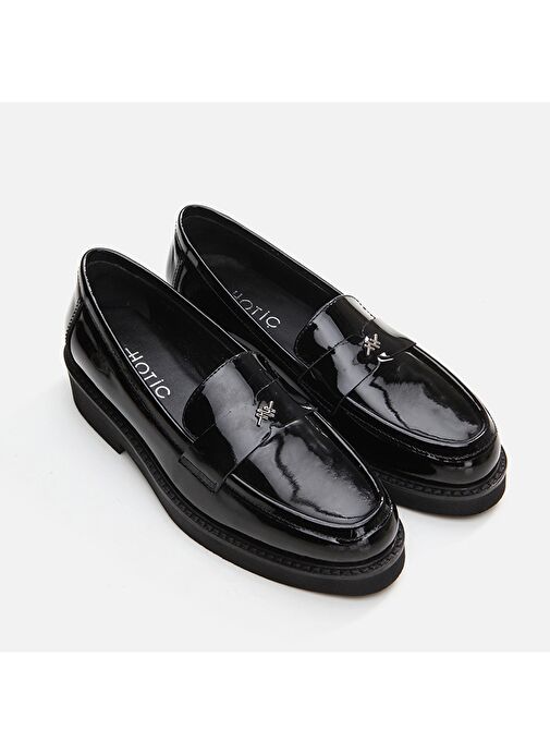 Hotiç Siyah Kadın Rugan Loafer 01AYH291770A100 - Görsel 3