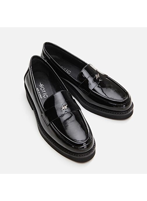 Hotiç Siyah Kadın Rugan Loafer 01AYH291770A100 - Görsel 4