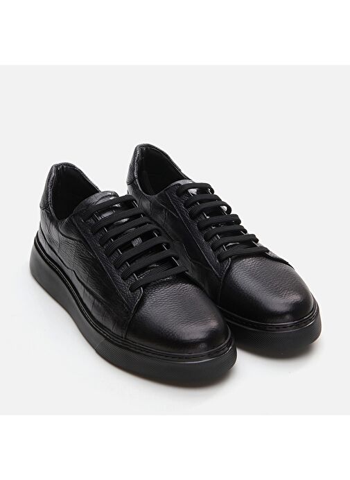 Hotiç Siyah Erkek Deri Günlük Ayakkabı 02AYH292000A100 - Görsel 3