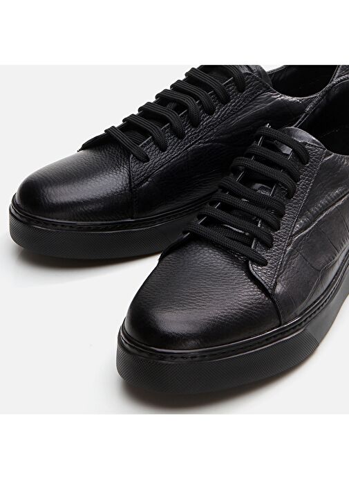 Hotiç Siyah Erkek Deri Günlük Ayakkabı 02AYH292000A100 - Görsel 5