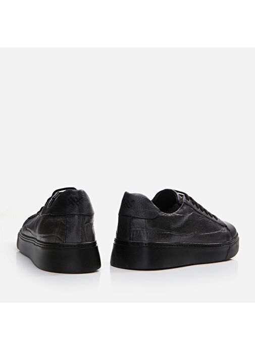 Hotiç Siyah Erkek Deri Günlük Ayakkabı 02AYH292000A100 - Görsel 6