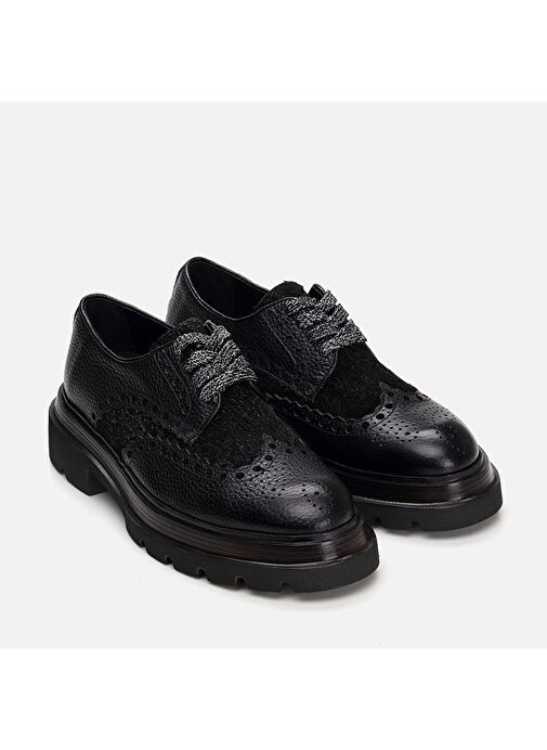 Hotiç Siyah Erkek Deri Günlük Ayakkabı 02AYH292190A100 - Görsel 3