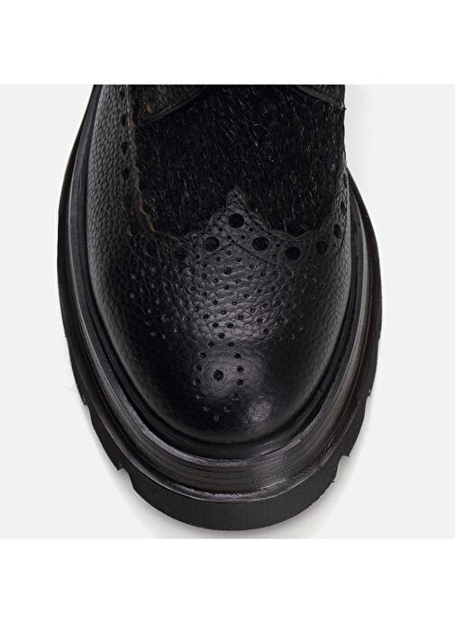Hotiç Siyah Erkek Deri Günlük Ayakkabı 02AYH292190A100 - Görsel 4