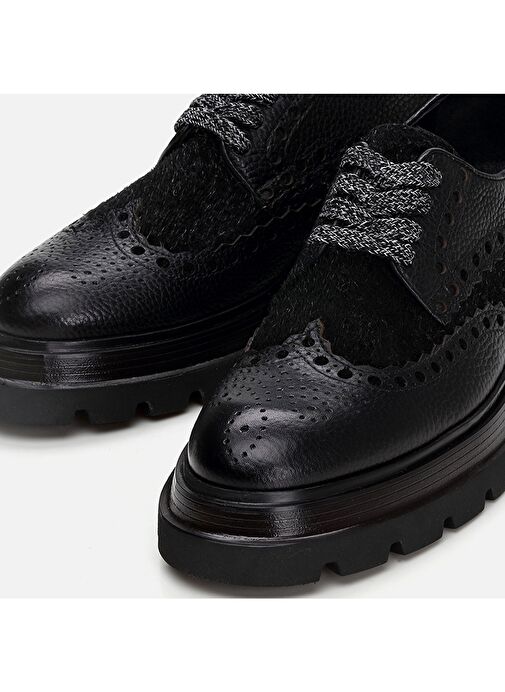 Hotiç Siyah Erkek Deri Günlük Ayakkabı 02AYH292190A100 - Görsel 5