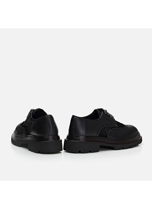 Hotiç Siyah Erkek Deri Günlük Ayakkabı 02AYH292190A100 - Görsel 6