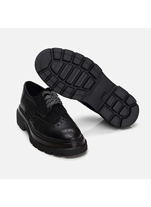 Hotiç Siyah Erkek Deri Günlük Ayakkabı 02AYH292190A100 - Görsel 7