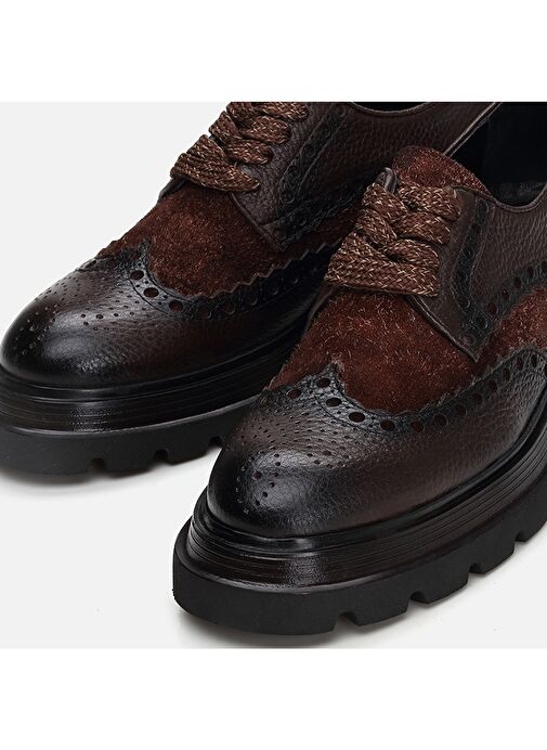 Hotiç Kahverengi Erkek Deri Günlük Ayakkabı 02AYH292190A480 - Görsel 5