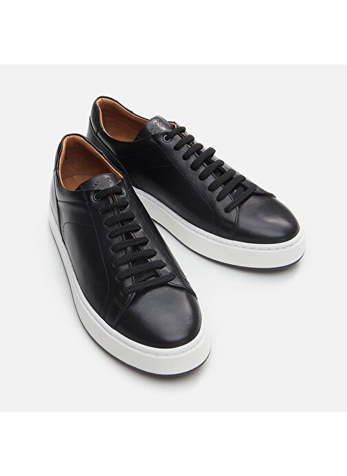 Hotiç Siyah Erkek Deri Günlük Ayakkabı 02AYH292340A100 - Görsel 4