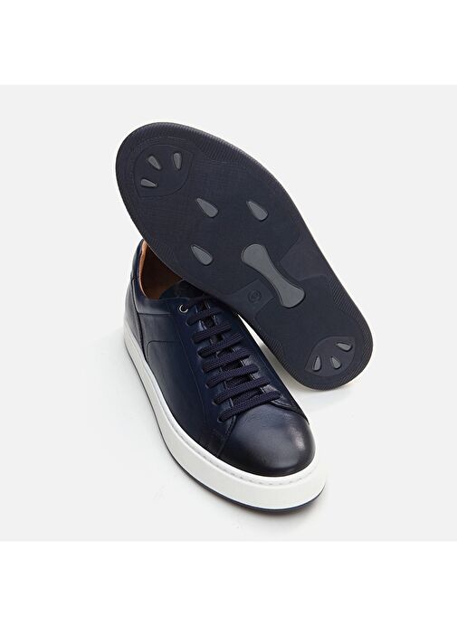 Hotiç Lacivert Erkek Deri Günlük Ayakkabı 02AYH292340A680 - Görsel 7