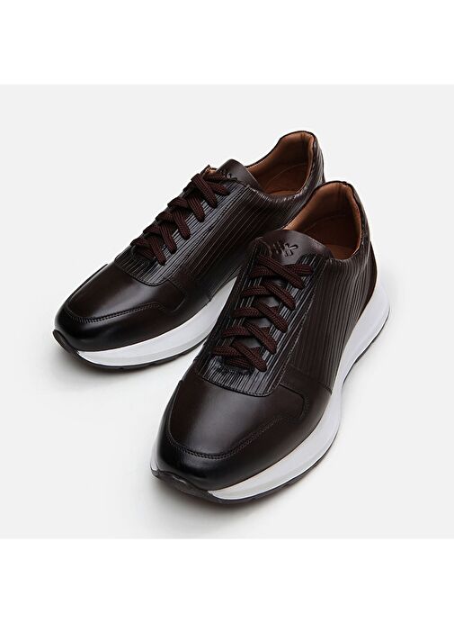 Hotiç Kahverengi Erkek Deri Sneaker 02AYH292410A480 - Görsel 5