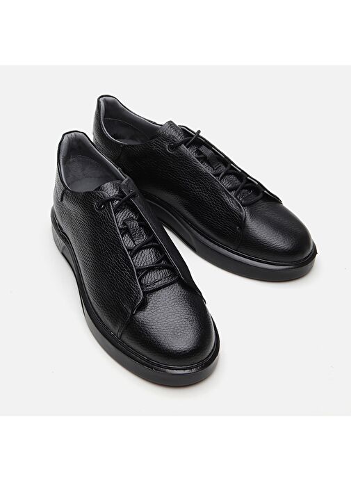 Hotiç Siyah Erkek Deri Günlük Ayakkabı 02AYH292460A100 - Görsel 4