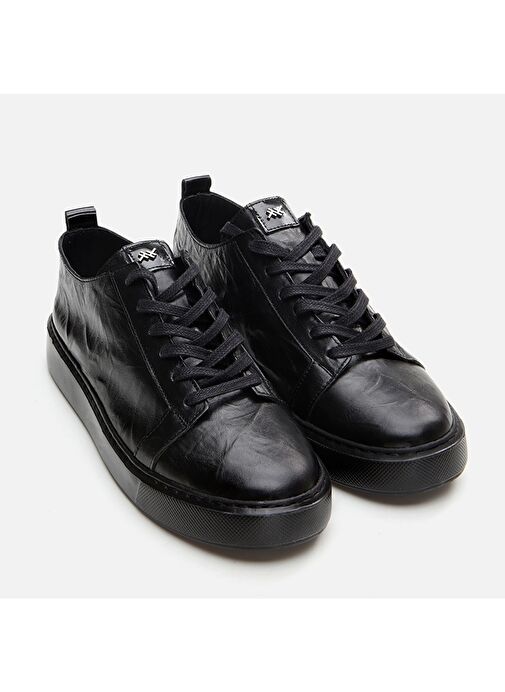 Hotiç Siyah Erkek Deri Günlük Ayakkabı 02AYH293270A100 - Görsel 3